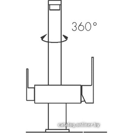 Смеситель Blue Water Taupo черный металлик