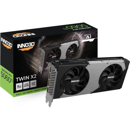 Видеокарта Inno3D GeForce RTX 5060 Ti 16GB Twin X2 N506T2-16D7-191073N