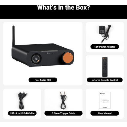 Цифро-аналоговый преобразователь Fosi Audio ZD3