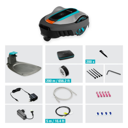 Газонокосилка-робот Gardena Smart Sileno City 600 19603-72
