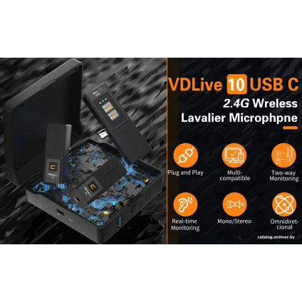 Радиосистема Comica VDLive10 USB (черный)