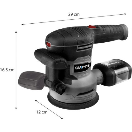 Эксцентриковая шлифмашина GRAPHITE 59G349
