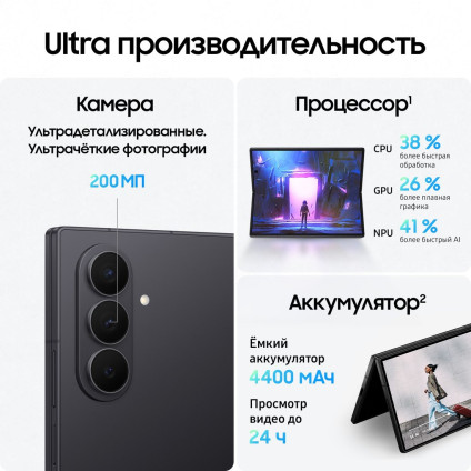 Телефон Samsung Galaxy Z Fold7 SM-F966B/DS 12GB/256GB (черный)