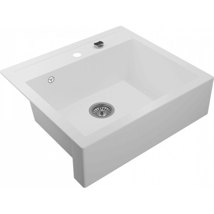 Кухонная мойка Kernau KGS I 60 1B Retro Pure White