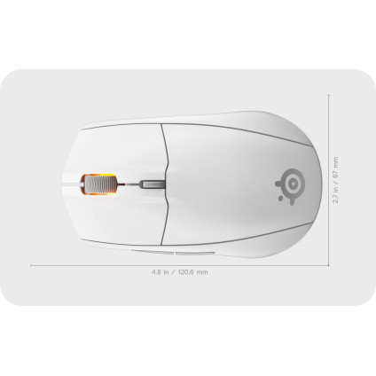 Игровая мышь SteelSeries Rival 3 Wireless Gen 2 (белый)