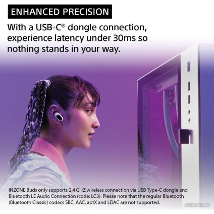 Наушники Sony Inzone Buds (белый)