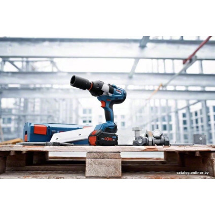 Гайковерт Bosch GDS 18V-1050 H Professional 06019J8502 (с 2-мя АКБ 8 Ah, кейс)