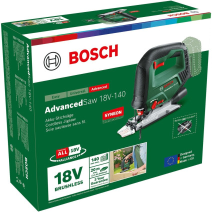 Электролобзик Bosch AdvancedSaw 18V-140 0603013000 (без АКБ)