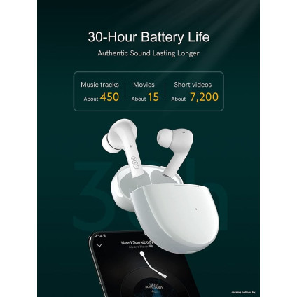 Наушники QCY MeloBuds T18 (белый)