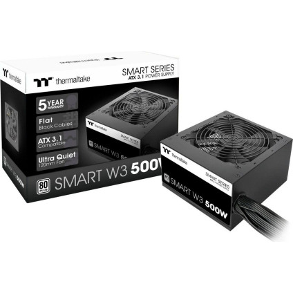 Блок питания Thermaltake Smart W3 500W PS-SPW-0500NNFAWE-1