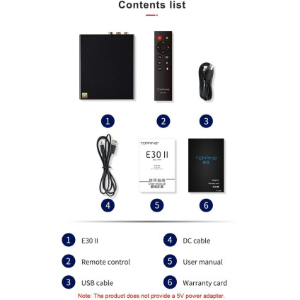 Цифро-аналоговый преобразователь Topping E30 II (серебристый)
