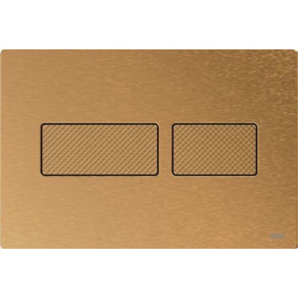 Панель смыва Tece Solid 9240436 (латунь с текстурой ромбы)