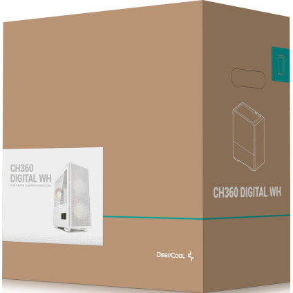 Корпус DeepCool CH360 Digital R-CH360-WHAPE3D-G-1