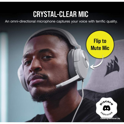 Наушники Corsair HS55 Surround (белый)