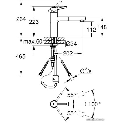 Смеситель Grohe Concetto (хром) [31129001]