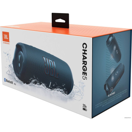 Беспроводная колонка JBL Charge 5 (синий)