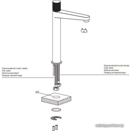 Смеситель Omnires Contour CT8012AT