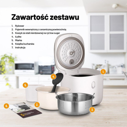 Рисоварка Lauben Low Sugar Rice Cooker 3000WT