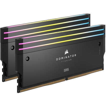 Оперативная память Corsair Dominator Titanium RGB 2x32ГБ DDR5 6400 МГц CMP64GX5M2B6400C32