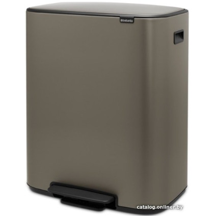 Мусорное ведро Brabantia Bo Pedal Bin 60 л (платиновый)