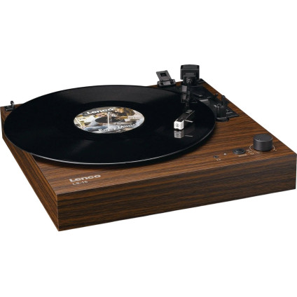 Виниловый проигрыватель Lenco LS-15 (коричневый)