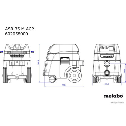 Пылесос Metabo ASR 35 M ACP