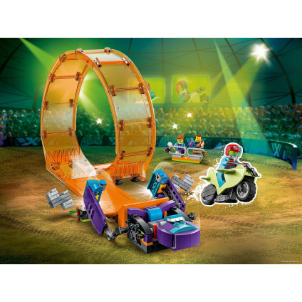 Конструктор LEGO City 60338 Трюковая петля Сокрушительный шимпанзе