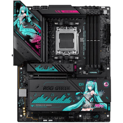 Материнская плата ASUS Rog Strix X870E-H Gaming WiFi7 Hatsune Miku Edition