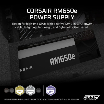 Блок питания Corsair RM650e CP-9020302-EU