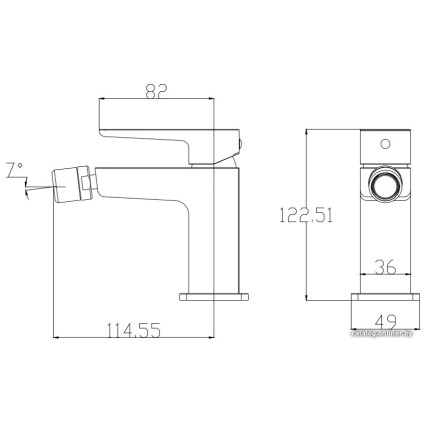 Смеситель Omnires Parma PM7420BL