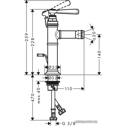 Смеситель Axor Montreux 16526000 (хром)