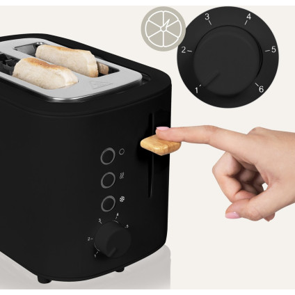 Тостер Zeegma Tostee Black Wood