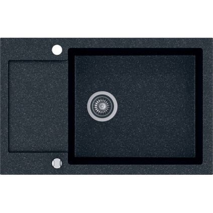 Кухонная мойка Kernau KGS H 6078 1B1D Black Metallic