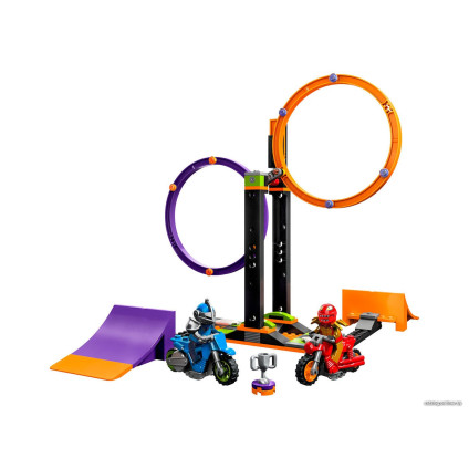 Конструктор LEGO City 60360 Испытание каскадеров с вращением