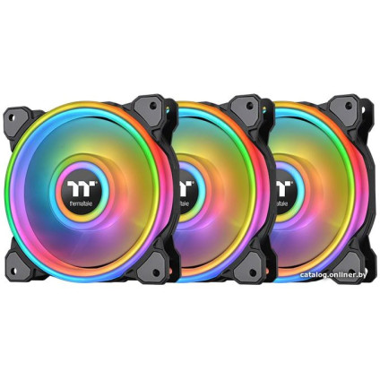 Комплект вентиляторов для корпуса Thermaltake Riing Quad 14 RGB TT Premium 3 Fan Pack CL-F089-PL14SW-A