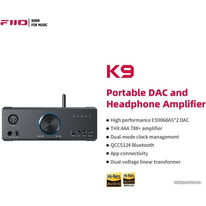 Настольный усилитель FiiO K9