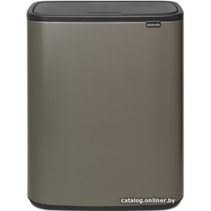Мусорное ведро Brabantia Bo Touch Bin 60 л (платиновый)