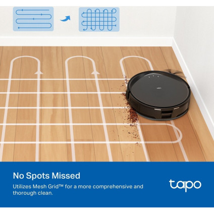 Робот-пылесос TP-Link Tapo RV20 Max Plus (черный)