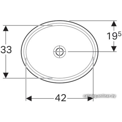 Умывальник Geberit VariForm 500.751.01.2