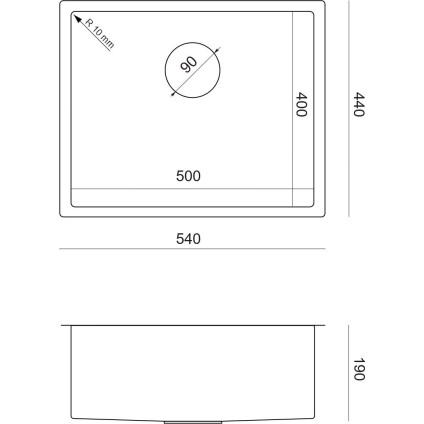Кухонная мойка Quadron MF5444PVDBSC1