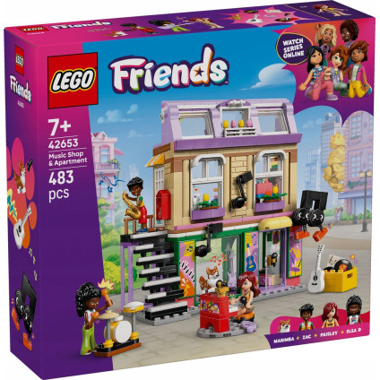 Конструктор LEGO Friends Музыкальный магазин и квартира 42653