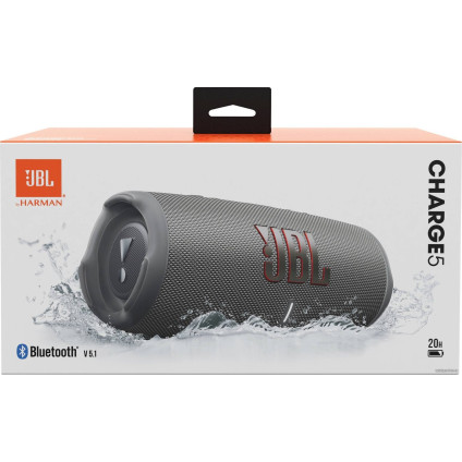 Беспроводная колонка JBL Charge 5 (серый)
