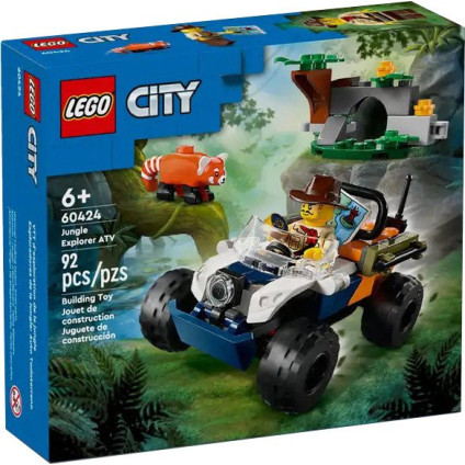 Конструктор LEGO City Jungle 60424 Квадроцикл для исследования джунглей