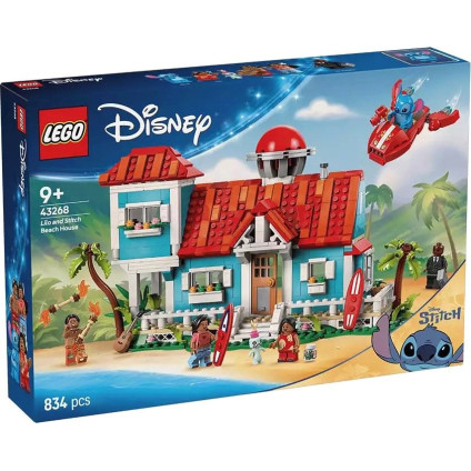 Конструктор LEGO Disney Пляжный домик Лило и Стича 43268