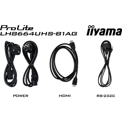 Информационная панель Iiyama ProLite LH8664UHS-B1AG