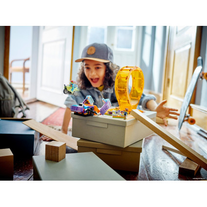 Конструктор LEGO City 60338 Трюковая петля Сокрушительный шимпанзе