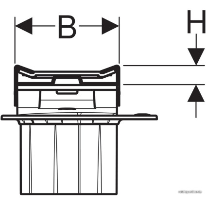 Трап/канал Geberit CleanLine20 154.450.KS.1 (нержавеющая сталь)