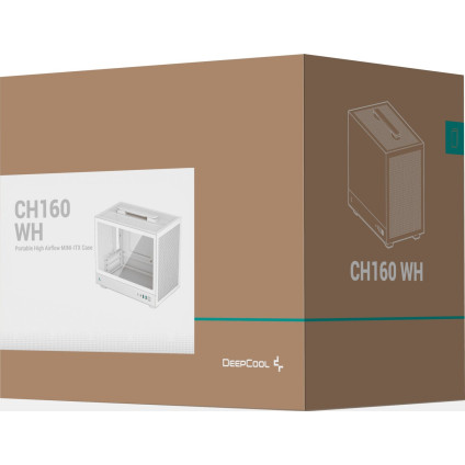 Корпус DeepCool CH160 WH R-CH160-WHNGI0-G-1