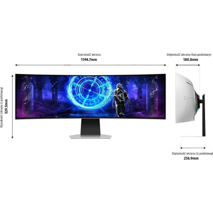 Игровой монитор Samsung Odyssey OLED G9 LS49DG950SUXDU