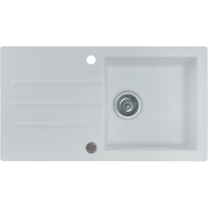 Кухонная мойка Kernau KGS A 50 1B1D Pure White